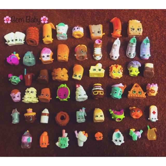 [Mã LIFE0503TOYS giảm 10% đơn 0Đ] Combo 30 shopkins {Không trùng mẫu}