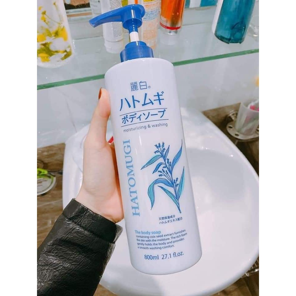 SỮA TẮM GẠO Ý DĨ HATOMUGI NHẬT 800ml