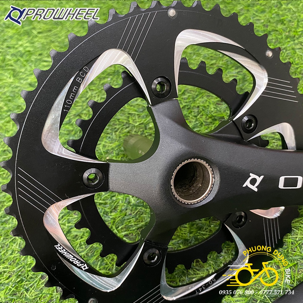 Đùi đĩa  rỗng xe đạp PROWHEEL OUNCE 34-50T