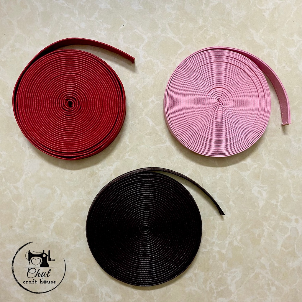 Dây da PU nhiều màu làm quai túi