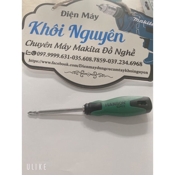 TOVIT 2 ĐẦU tua vít 2 đầu 2 cạnh hoặc 4 cạnh HANBON 62403