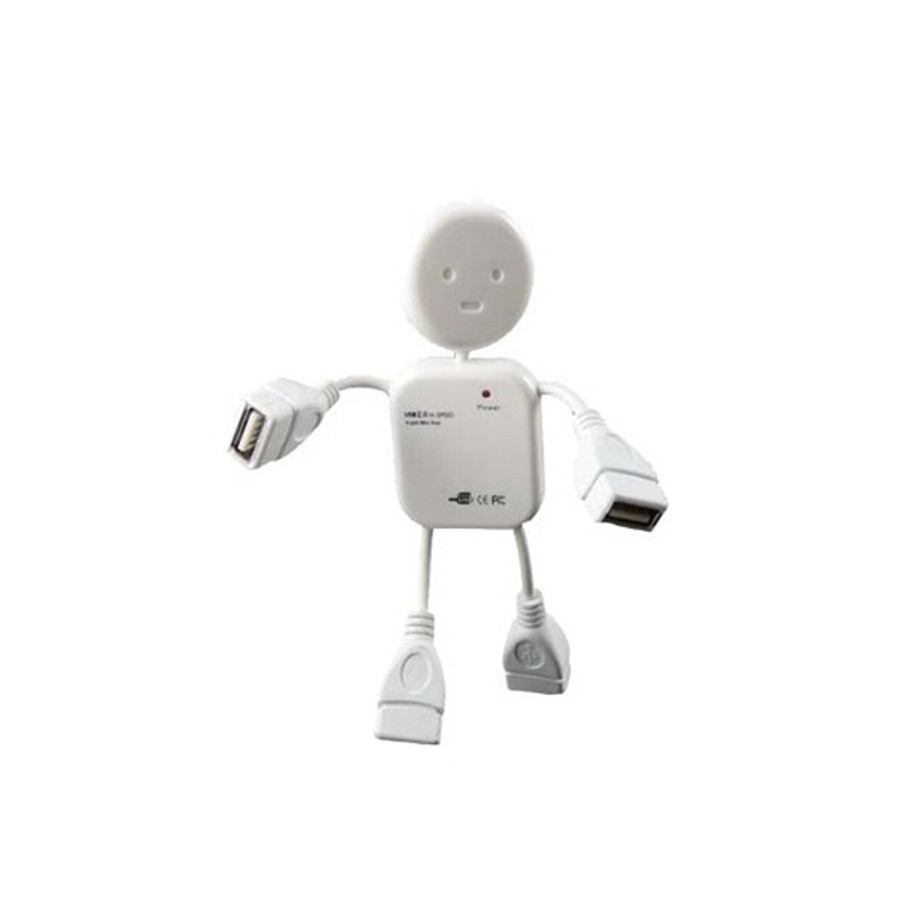 Chia Cổng USB Robot Big-A2267 (Trắng)