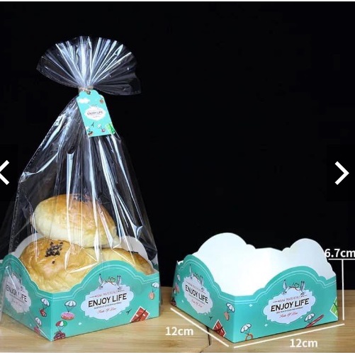 Túi đựng bánh quy, bánh mì có đáy giấy