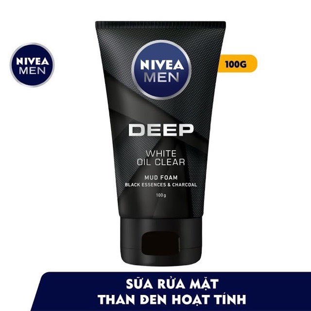 Sữa rửa mặt nivea MEN 100g