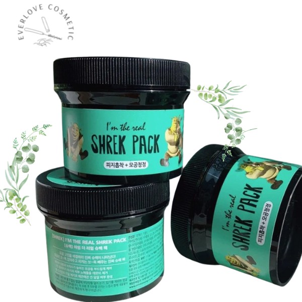 [Nhập mã EVERLOVE giảm 8% đơn hàng từ 250K] Mặt nạ đất sét bùn tươi Olive young I’m the real shrek pack | BigBuy360 - bigbuy360.vn