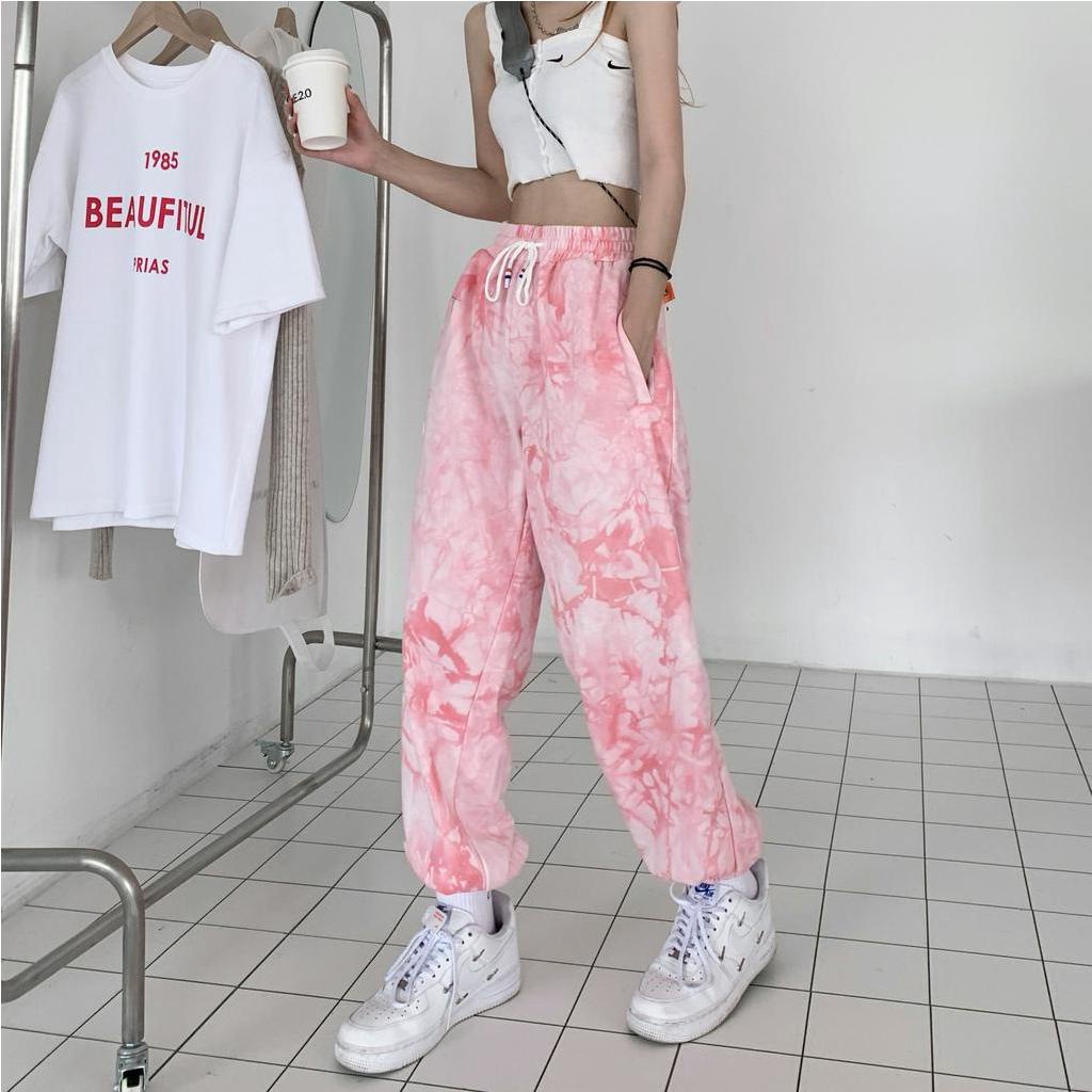 Quần Dài Nữ Ống Rộng Thời Trang Phong Cách Hàn Quốc