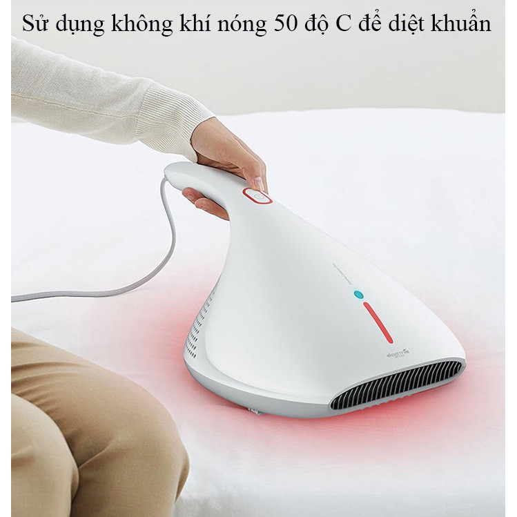 Máy hút bụi đệm giường, máy hút bụi chăn nệm  Deerma CM800 - Máy hút bụi diệt khuẩn UV gối đệm giường Deerma CM810