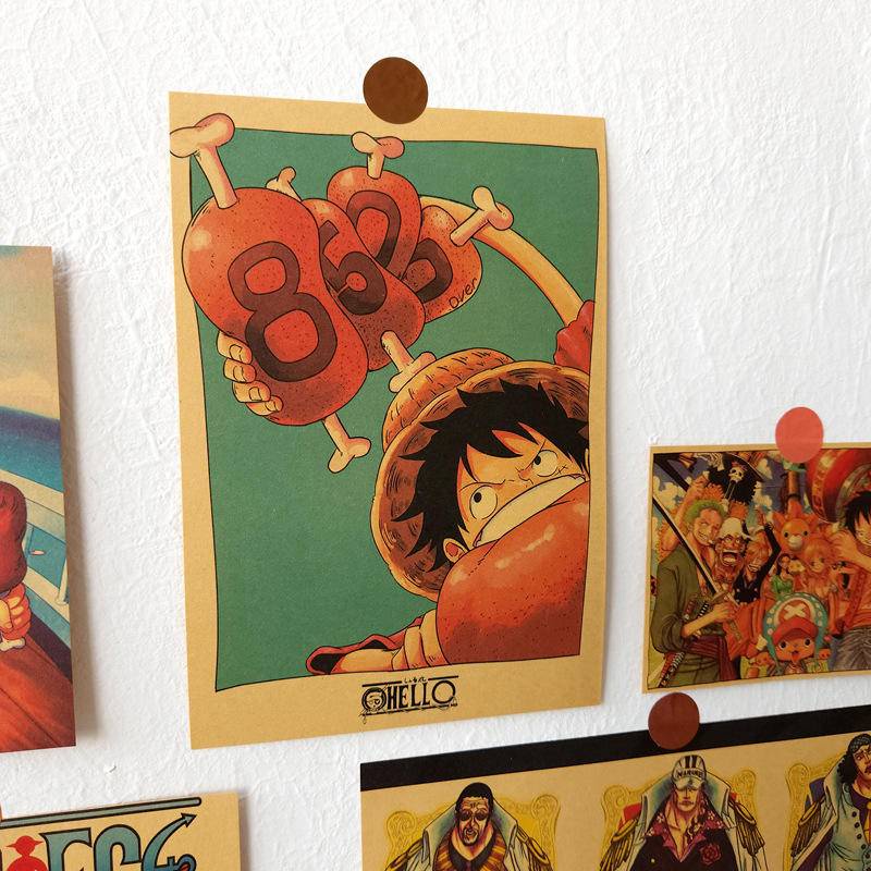 Set 21 / 15 / 14 / 130 Tấm Poster Phim One Piece Dán Tường Trang Trí