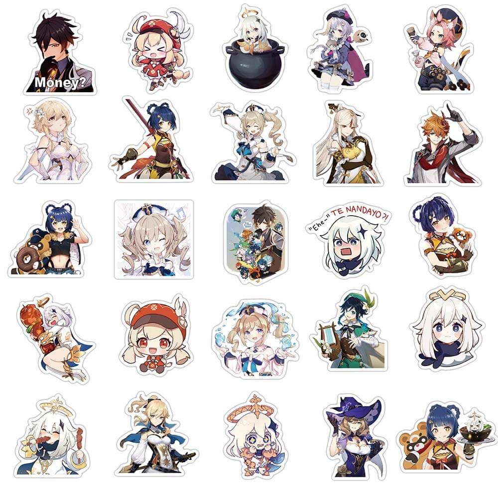 Bộ 50 miếng dán trang trí xe đạp/Laptop/va li/ván trượt/Laptop cỡ lớn