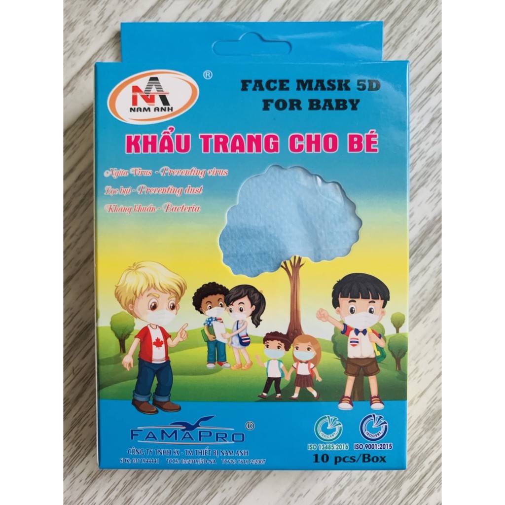 Khẩu trang y tế cho bé 7-10 cái