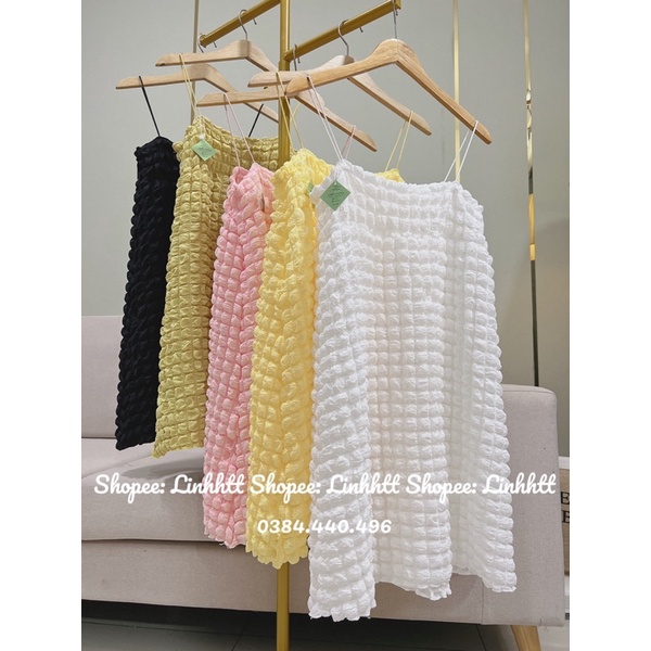 VÁY 2 DÂY XỐP BABYDOLL ULZZANG