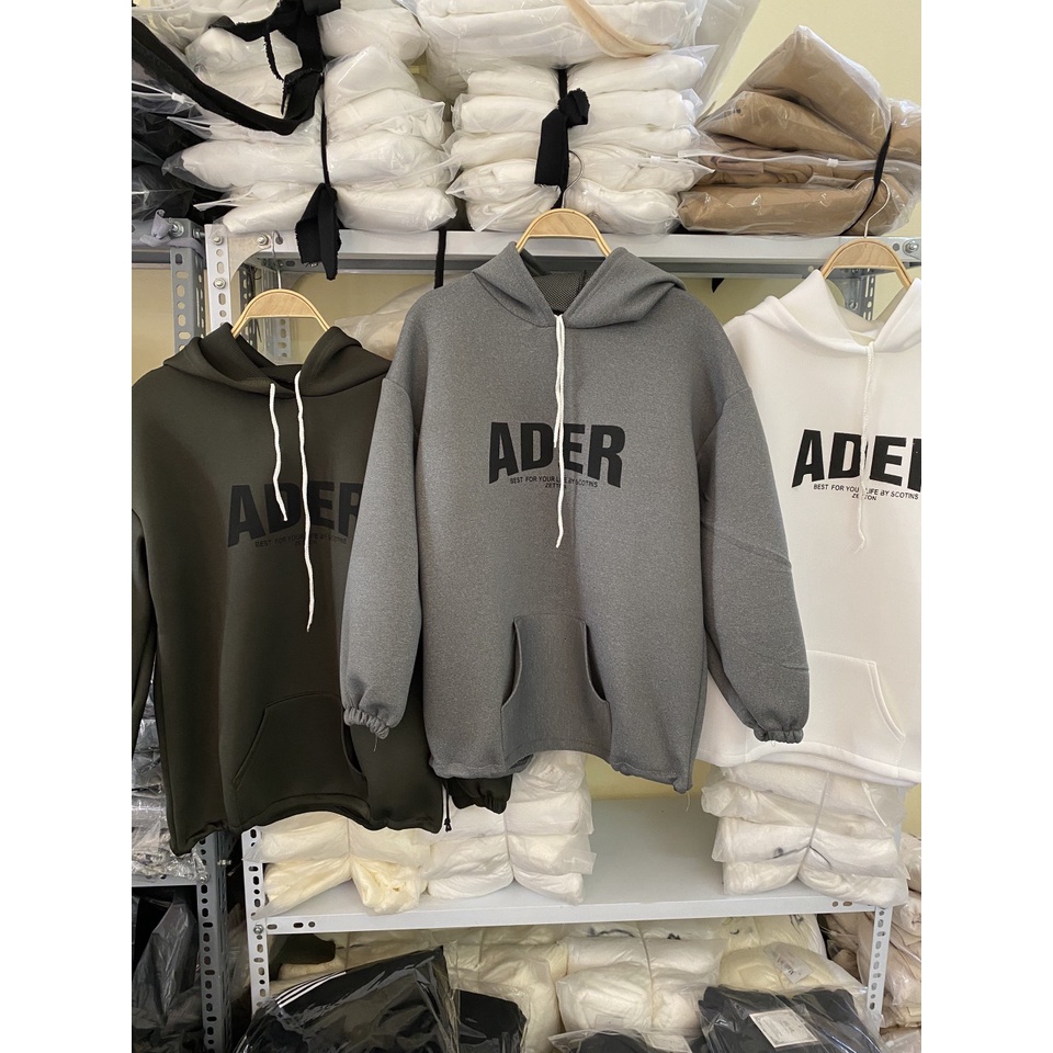 Áo Hoodie Ader PEONYB Nữ [FREESHIP]  Sweater nỉ form rộng tay bồng, kiểu dáng trẻ trung bánh bèo cá tính Ulzzang