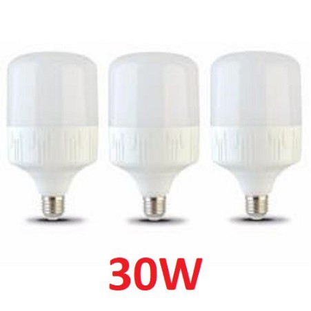 Bộ 3 Bóng đèn Led trụ 30W Siêu sáng tiết kiệm điện