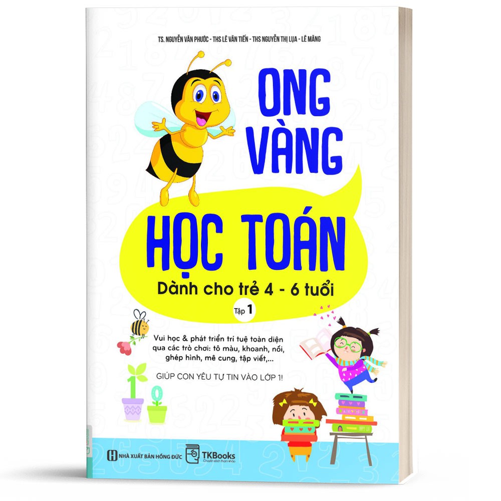 Sách - Ong Vàng Học Toán Dành Cho Trẻ 4-6 tuổi tập 1 | BigBuy360 - bigbuy360.vn