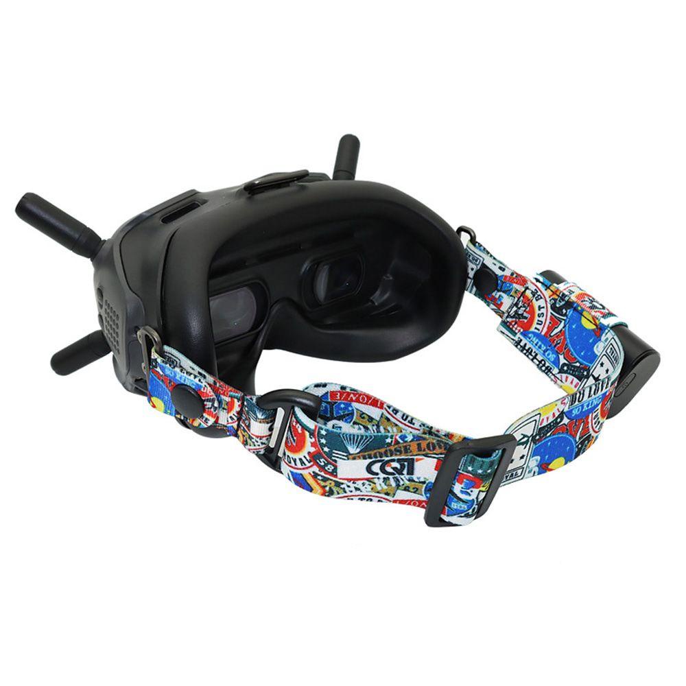 TEALY Dây Đeo Đầu Trà Bền Với Lỗ Pin Cho Kính Bảo Hộ DJI FPV Goggles V2