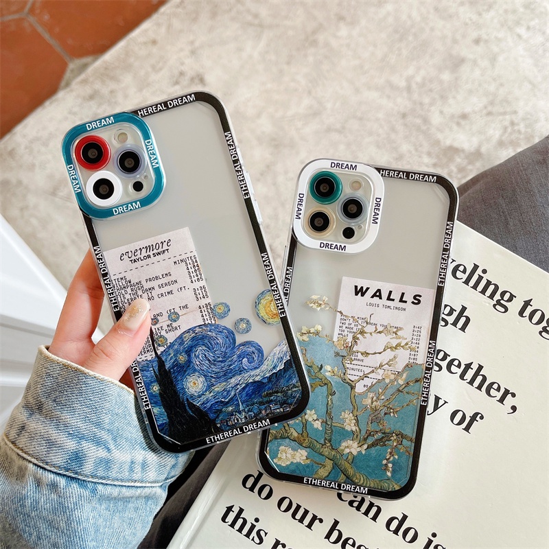 starry sky Ốp điện thoại mềm chống rơi cho iPhone 11/12/13 Pro Max XS XR XSMAX 7plus 8plus ốp iphone