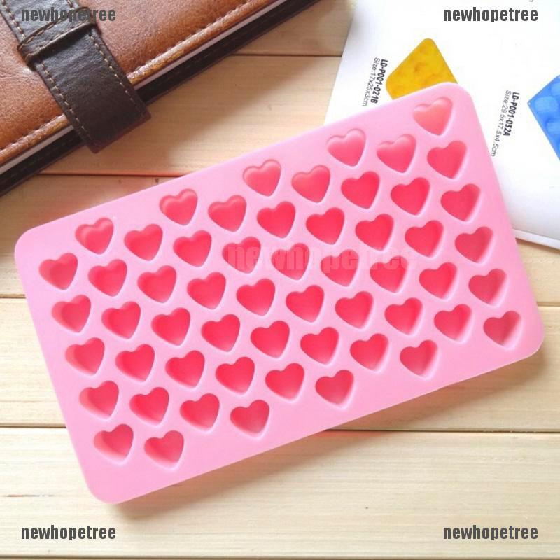 Khuôn Silicone Làm Bánh / Kem / Đá Hình Trái Tim