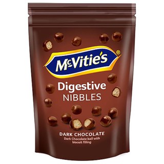 Bánh bi nibbles mcvitie's socola đen, sữa 67g