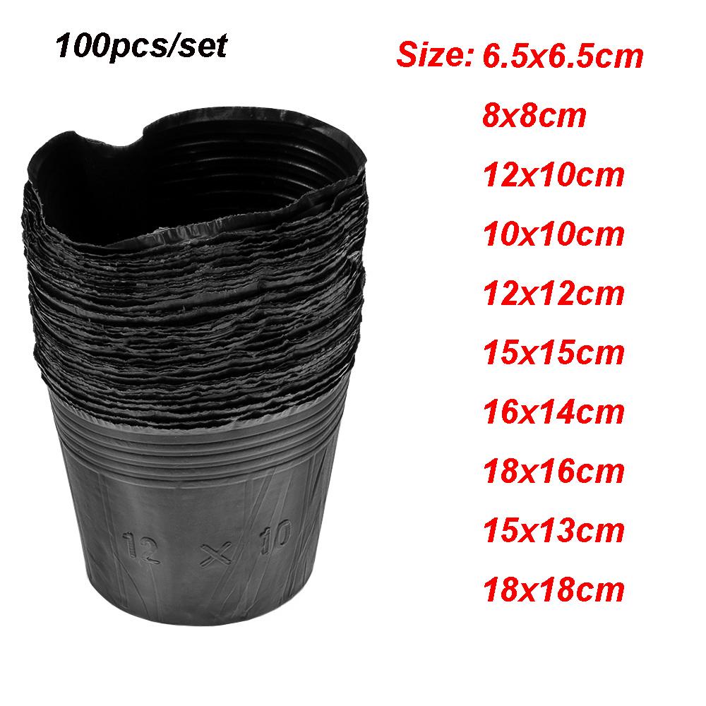 Bộ 100 Túi Trồng Cây Bằng Vải Thân Thiện Với Môi Trường
