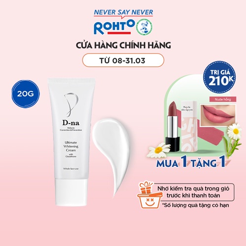 Kem dưỡng trắng toàn diện D-na Ultimate Whitening Cream (20g)