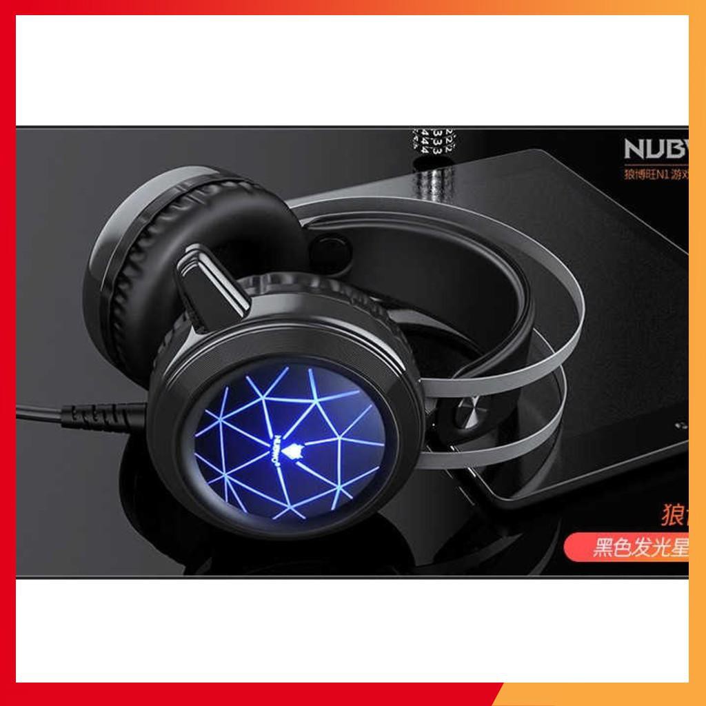 Tai Nghe Gaming NubWo N1 Âm Thanh Giả Lập 7.1 Đèn Led RGB Có Mic- Tai Nghe Chuyên Game - Shopbansi