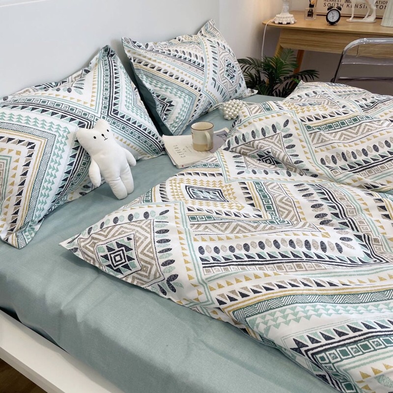 Chăn ga gối cotton ❤️ poly Mượt Decor chăn ga gối cotton Hàn Quốc đủ màu đủ size miễn phí bo chun