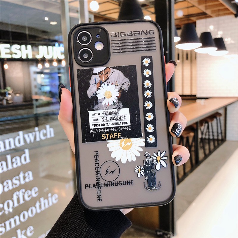 Ốp Lưng Nhám Chống Sock, Va Đập Bảo Vệ Camera Peaceminusone - G011