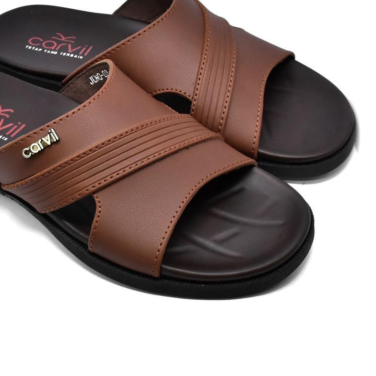 Sandal Carvil Juno-03 M Màu Nâu Đậm