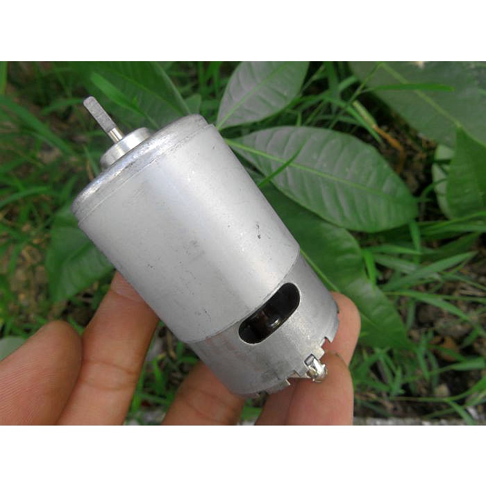Động cơ 555 DC, mô-men xoắn lớn, tốc độ chậm 12V