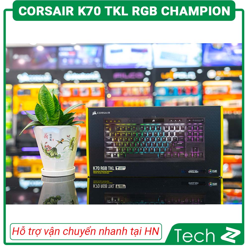 Bàn phím Cơ Corsair K70 TKL RGB Champion