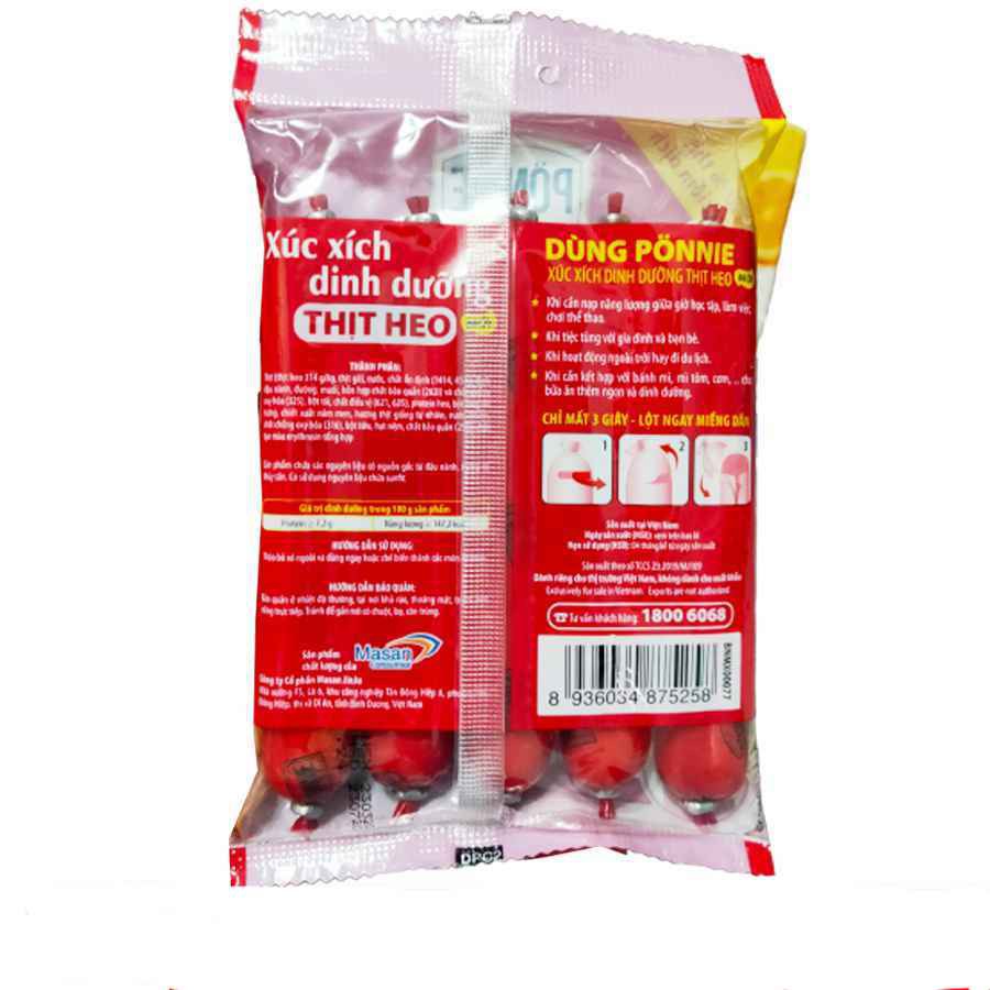 Xúc Xích Dinh Dưỡng Heo Ponnie