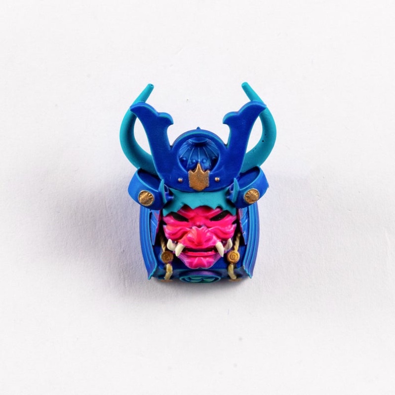 Nút bàn phím cơ quỷ Samurai ONI.Keycap resin ONI Samurai.Keycap Artisan