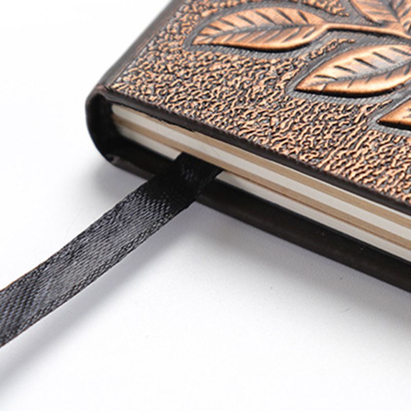 Sổ Tay Khổ A5 Bìa Da Dập Nổi Họa Tiết Hươu Sáng Tạo