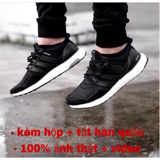Giày Ultra Boost Black White