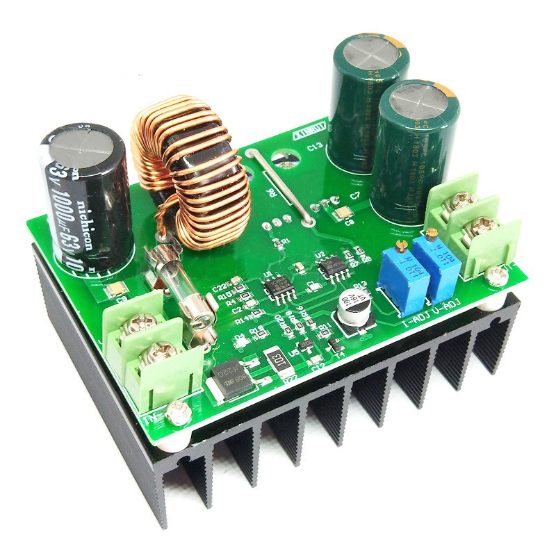 1 Mô Đun Tăng Áp DC-DC 600W 10-60V Sang 12-80V Cho Notebook, Xe Hơi