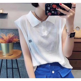 G30. 101. ÁO LEN SỌC CỔ BẺ