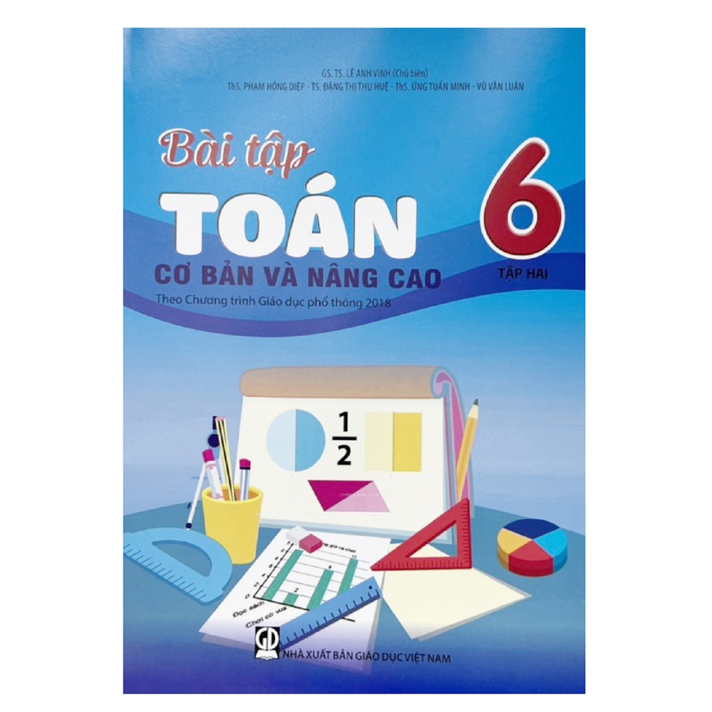 Sách - Bài tập Toán lớp 6 tập 2 cơ bản và nâng cao