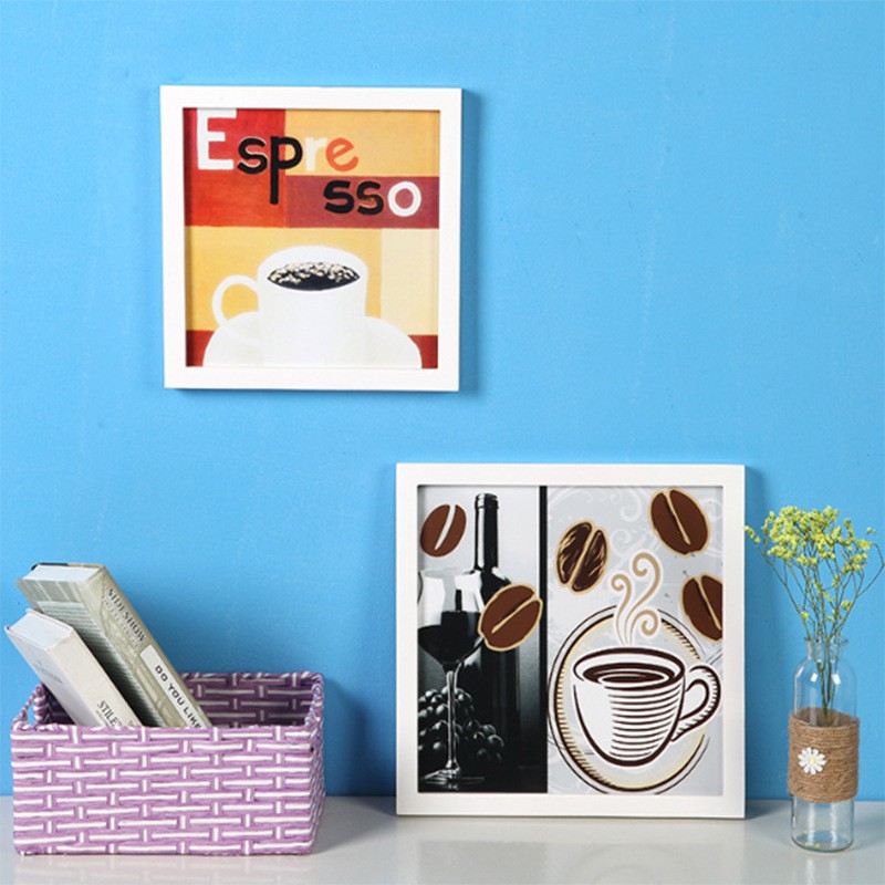 KHUNG ẢNH - KHUNG HÌNH VUÔNG GỖ THÔNG TREO TƯỜNG KÍCH THƯỚC 33.5 x 33.5 cm ( ảnh bên trong 30,5 x 30,5 )