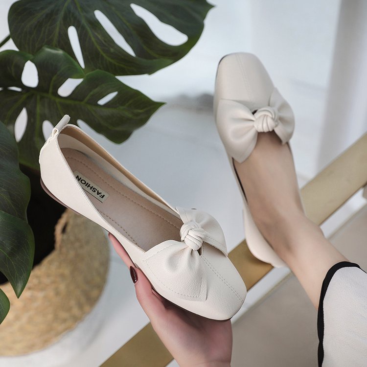 ❤Giày Búp Bê Đế Mềm Mũi Vuông Phong Cách Hàn Quốc Cho Nữ