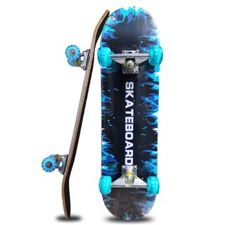 Ván Trượt Skateboard Thể Thao Cao Cấp Có Đèn Led Phát Sáng Nhiều Màu Sắc tặng tool chỉnh bánh cực xịn