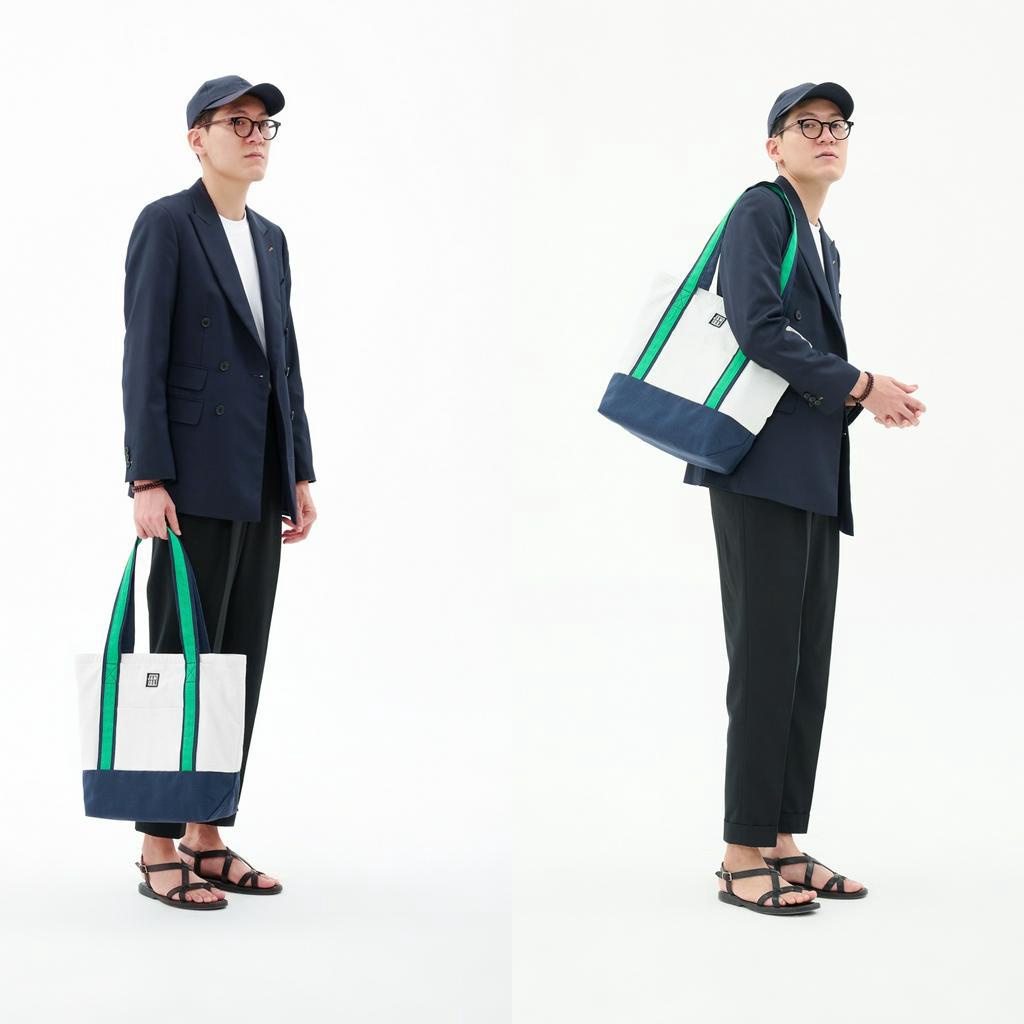 Jamlos Everyday Summer Tote - Túi tote vải canvas hàng ngày size M