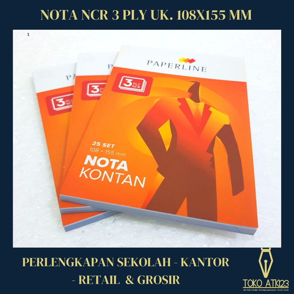 Giấy Note 3 Ply Ncr / Rankap 3 Màu Trắng / Vàng / Đỏ