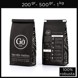 gu TRUYỀN THỐNG (đậm đà) 100% Robusta - Cà phê rang xay nguyên chất - Gờ cafe