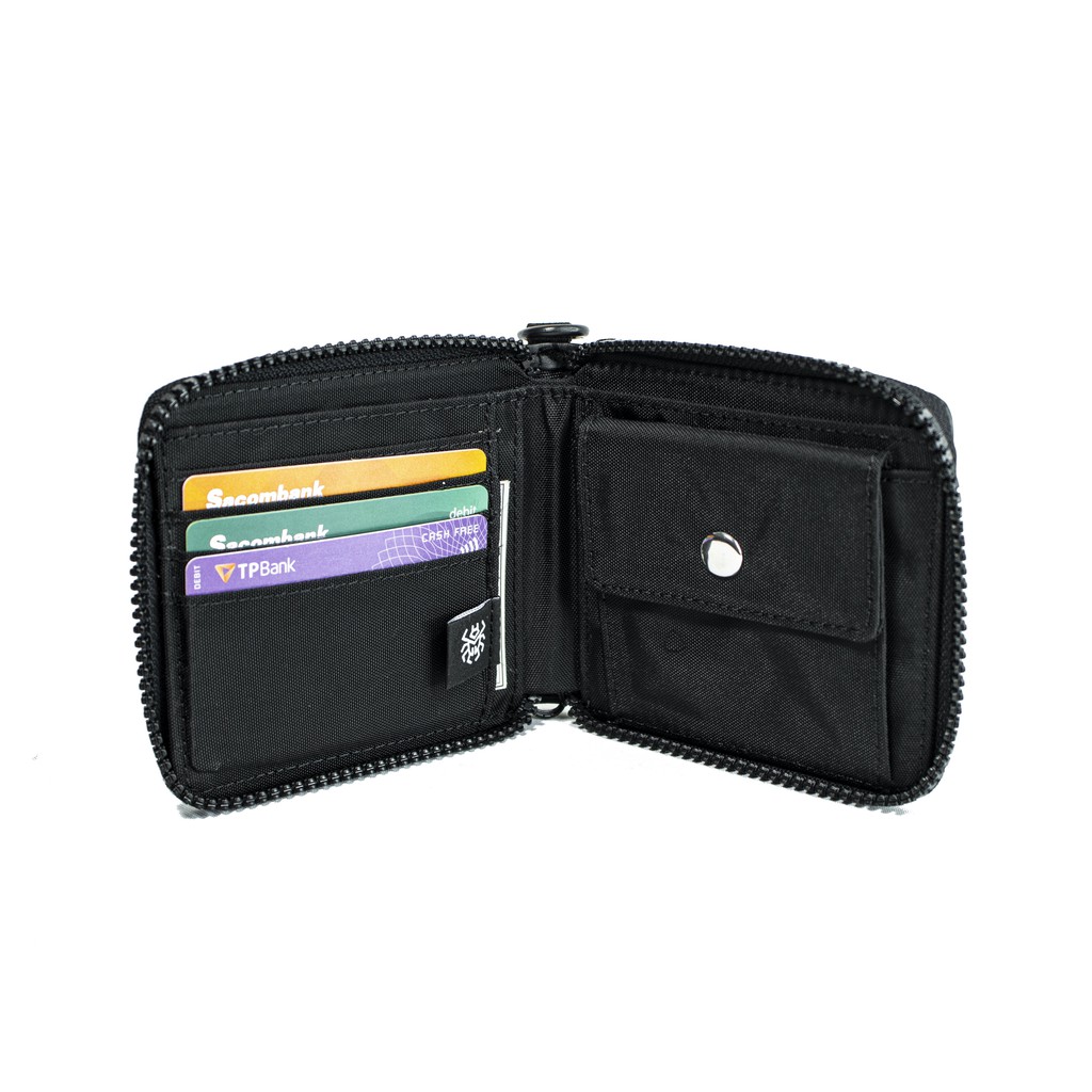 Ví Ngắn Ngang Dáng Vuông Simili Unisex - Scarab® Half-Square Wallet