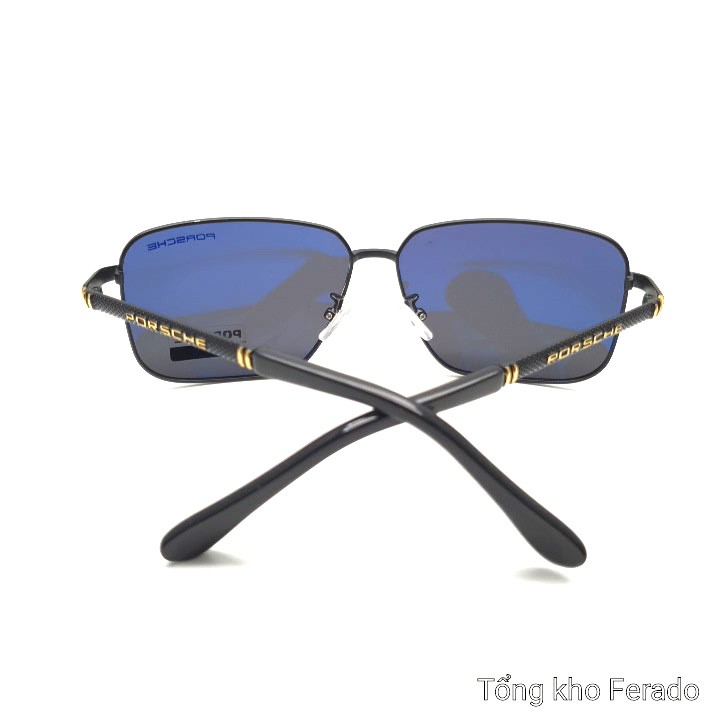 Mắt kính trời trang nam mắt vuông tròng phân cực chống UV400