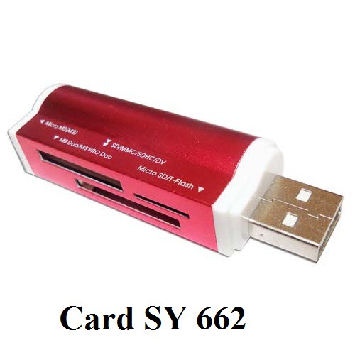 Đầu Đọc Thẻ Nhớ Siyoteam / All in onle multimedia dùng thẻ SD/ Micro SD / M2 / M5 Dual