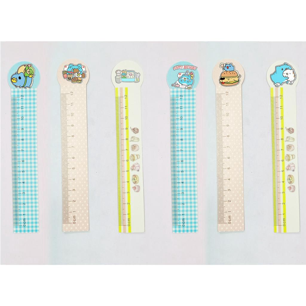 Thước kẻ dẻo capoo TPP5 thước kẻ 12 cm cute dễ thương hoạt hình thần tượng