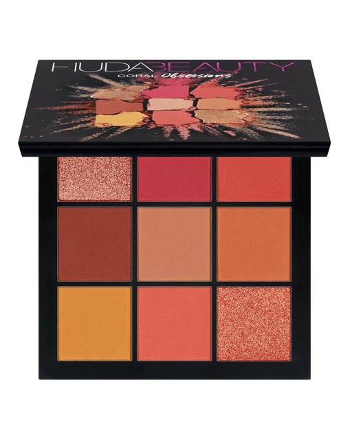 💥BẢNG MÀU Huda Beauty Obsessions Eyeshadow Palette in Coral⭐️