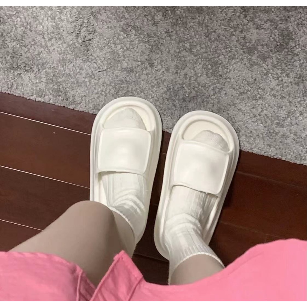 Dép quai ngang cặp đôi nam nữ trơn màu - US682 kèm ảnh thật