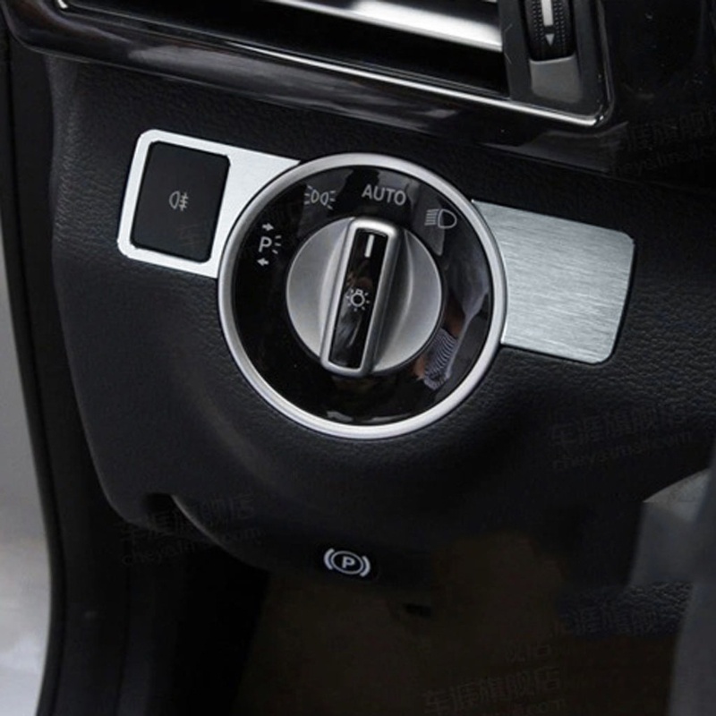 Khung Ốp Công Tắc Đèn Pha Cho Mercedes W212 W218 W166 E CLS